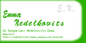 emma nedelkovits business card